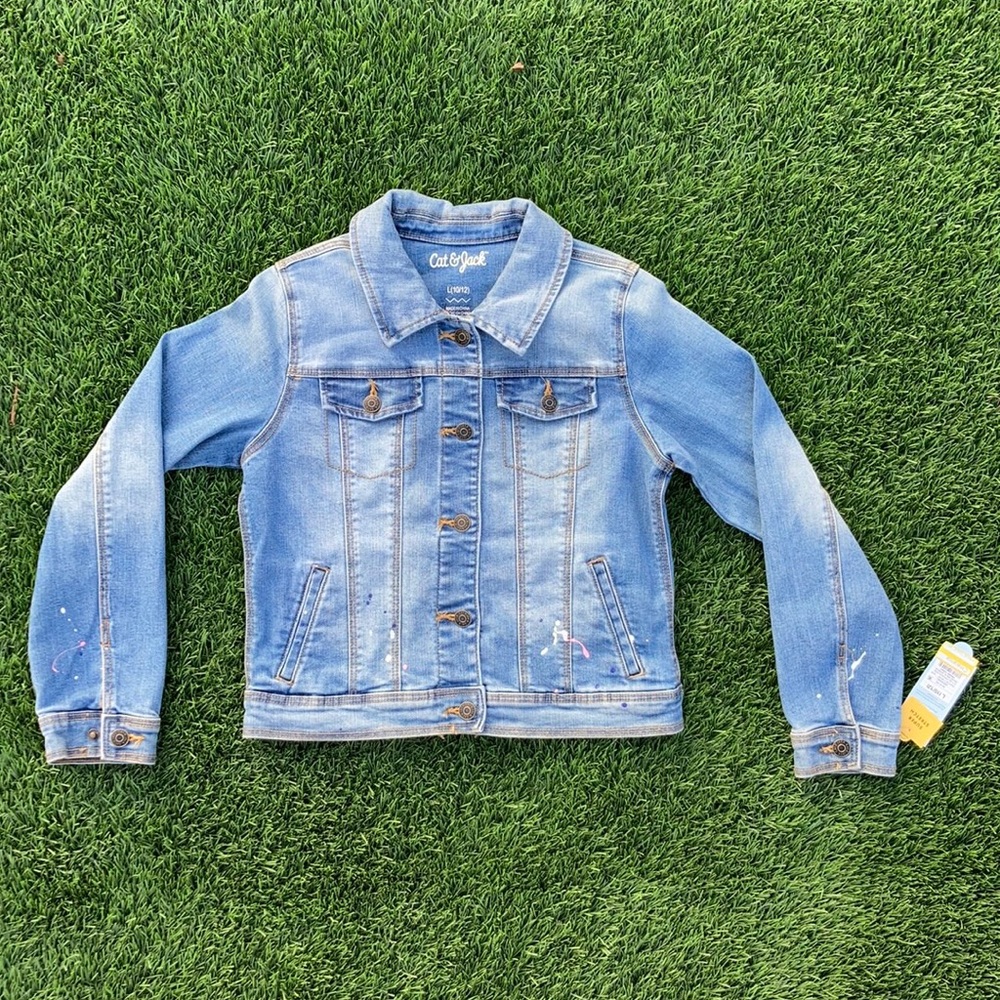 Cat & Jack Jean Jacket // Girl’s Size L 10-12